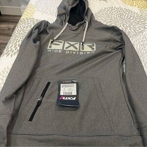 FXR Women's Gray Hoodie Sweatshirt